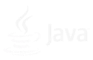 Java Logo white